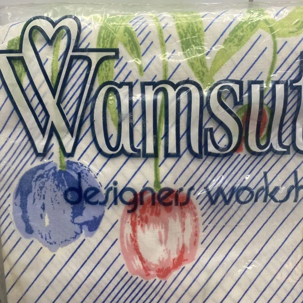 Wamsutta Flat Sheet Double 54 X 75 In‎ VTG Tulip Pattern New Sealed Package